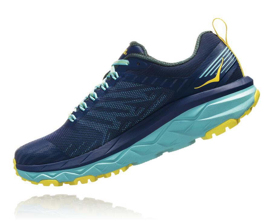 Tenis Trail Hoka One One Feminino Azuis - Challenger Atr 5 - 068-AVXWRC